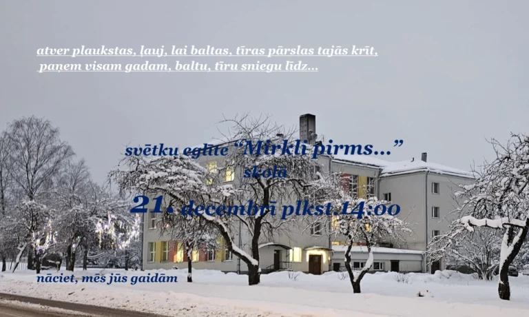uz svētku eglīti _Mirkli pirms..